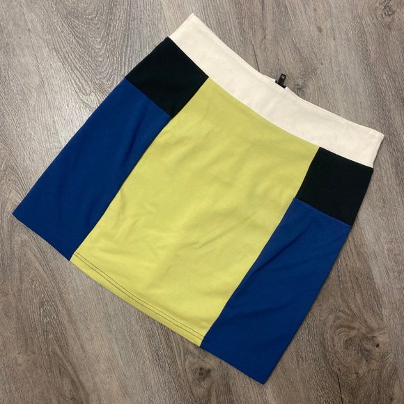 NWOT UO Vida Colorblock Mini Skirt - Picture 5 of 7